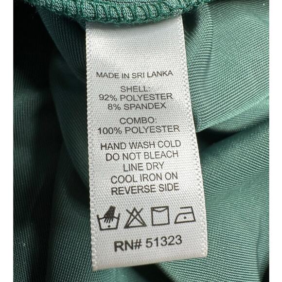 1.State: Green Velvet Tiered Dress - Picture 8 of 12